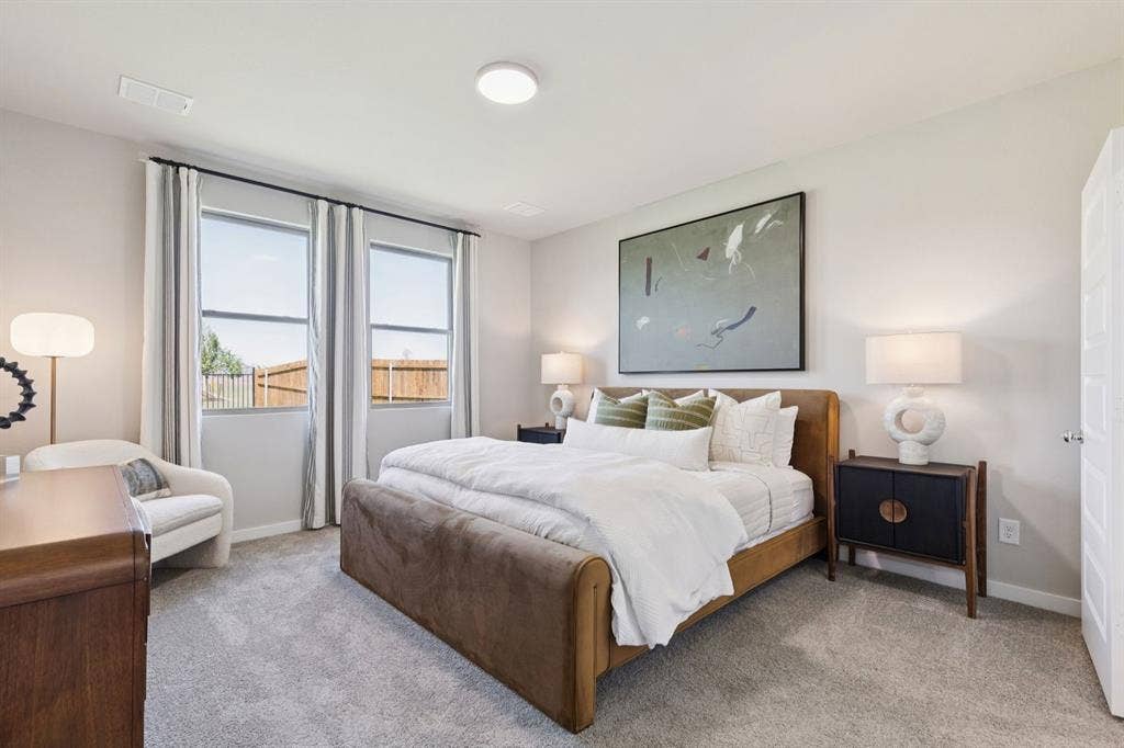 2713 Delevan Drive, Princeton, TX 75407 Primary Suite in the Magnolia home plan by Trophy Signature Homes – REPRESENTATIVE PHOTO