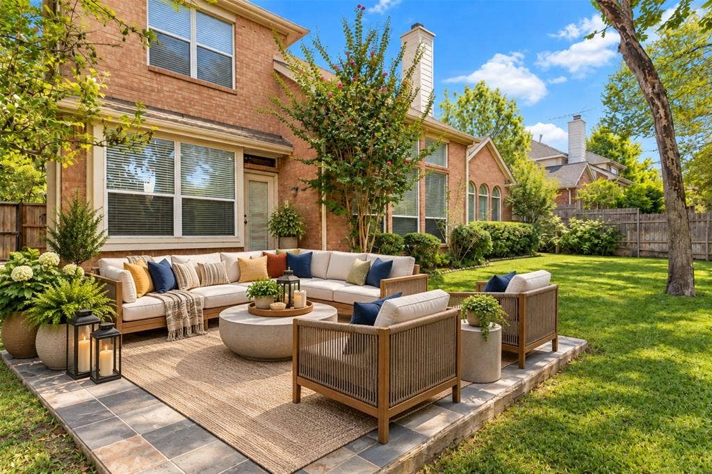 3328 Timber Brook Drive, Plano, TX 75074 Virtually staged patio
