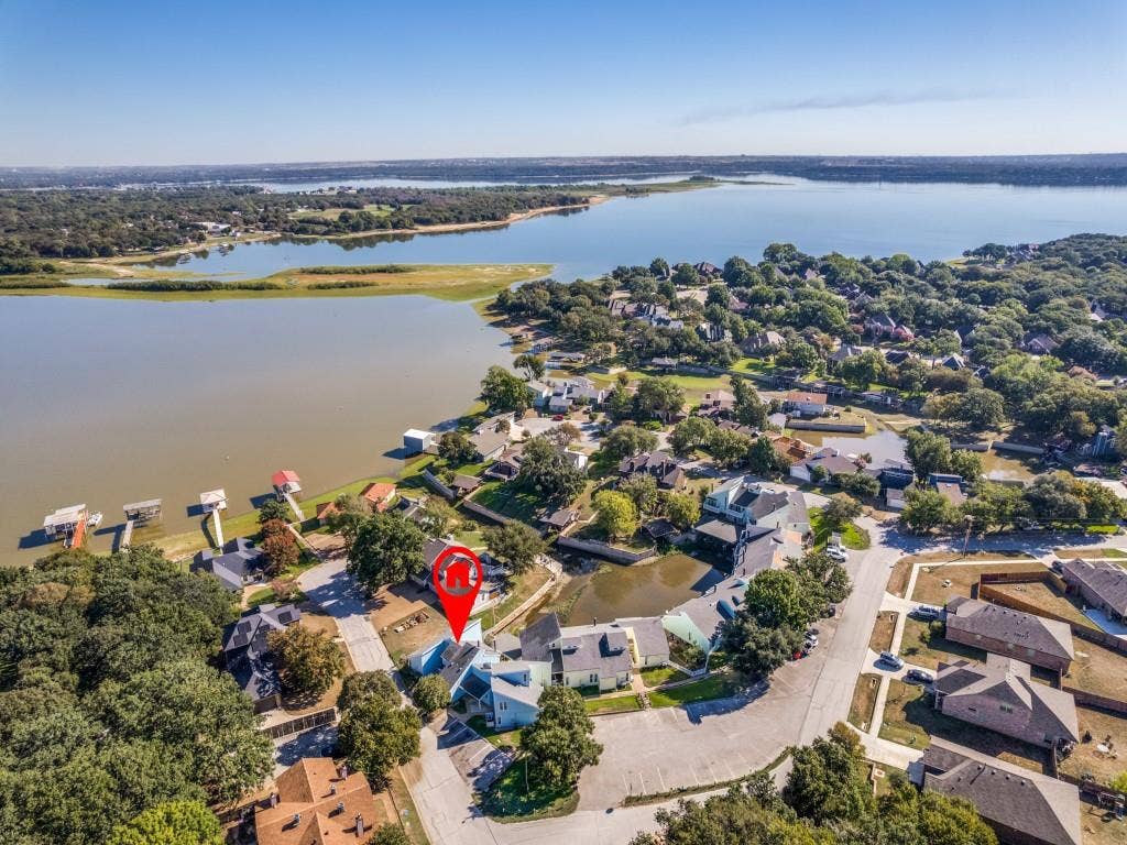Aerial view of Condo and Eagle Mountain Lake
