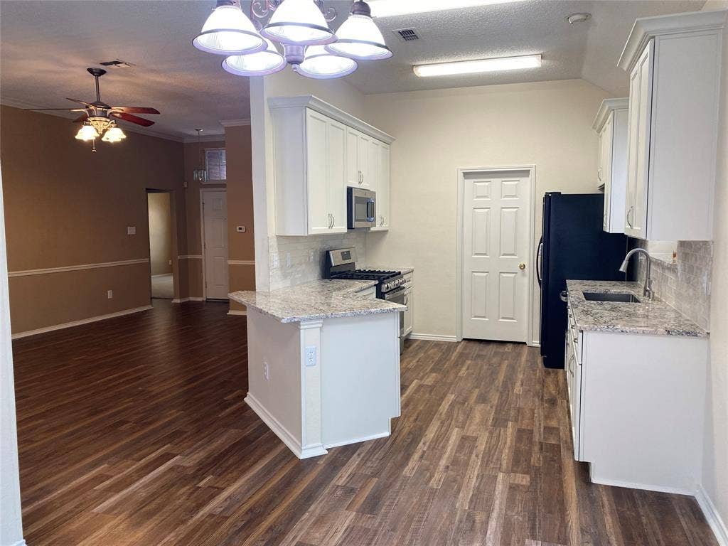 View of Open Living, Dining, & Kitchen
