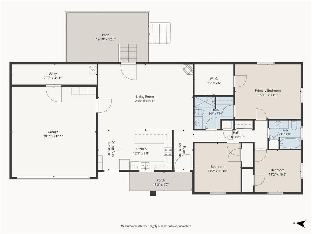 21121 County Road 1291, Flint, TX 75762 Floor plan