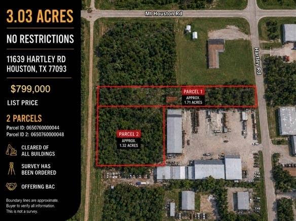 11639 Hartley Road, Houston, TX 77093 11639 Hartley Road, Houston, TX 77093