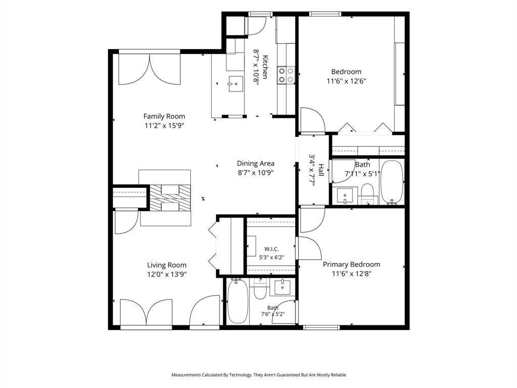 5938 Sandhurst Lane, #104, Dallas, TX 75206 2 Bed/2 Bath = 1046SF