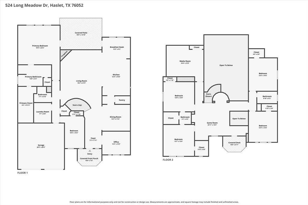 524 Long Meadow Drive, Haslet, TX 76052 524 Long Meadow Drive, Haslet, TX 76052
