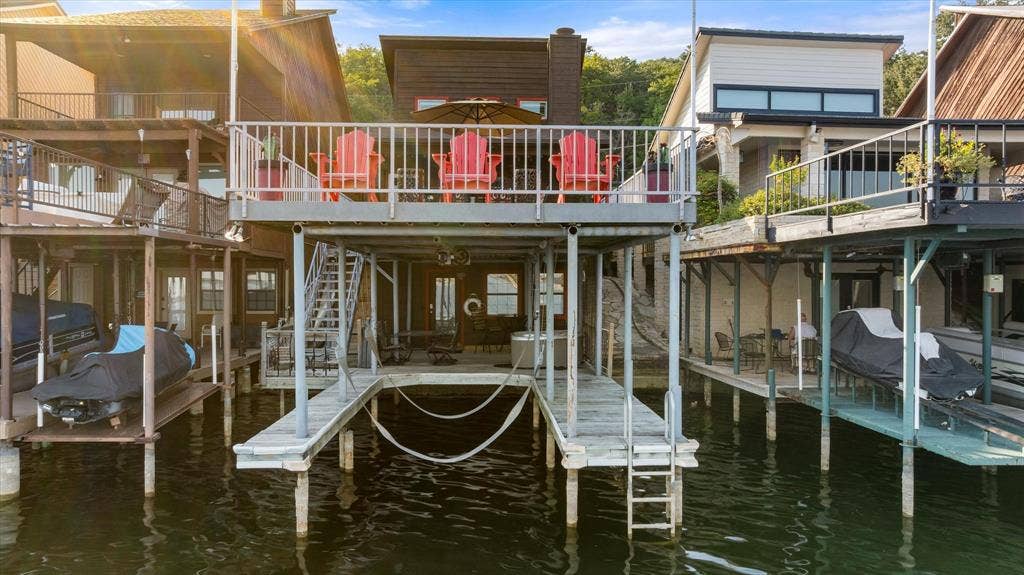 6606 Carol Court, Granbury, TX 76048 View of dock from lake