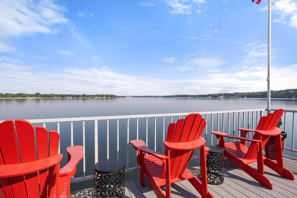 6606 Carol Court, Granbury, TX 76048 Totally Furnished Main body Lakefront living! Yes, please!