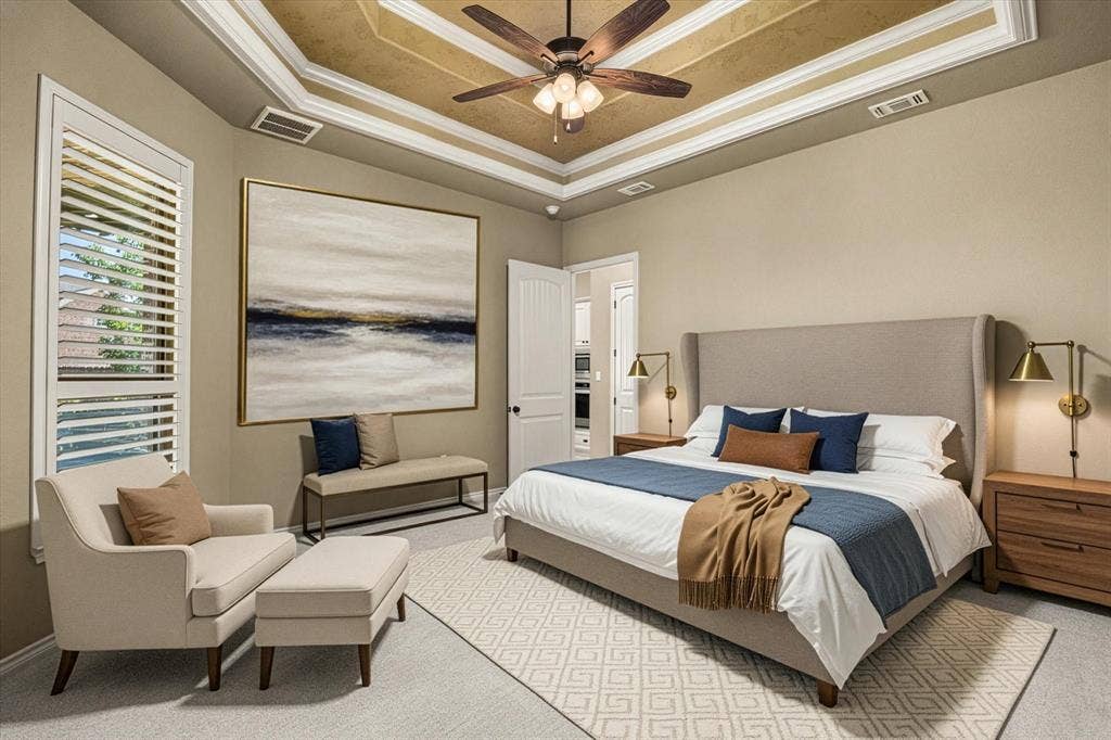 Primary Bedroom - Virtually Staged