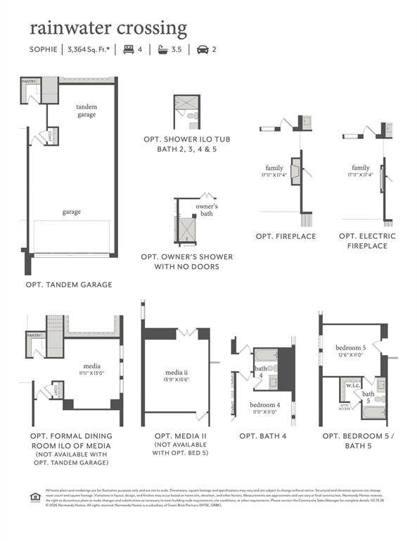 2308 Wispy Lane, Celina, TX 75009 You'll enjoy the optional electric fireplace, 4th bath, 5th bed & bath, shower ILO tub for bath 2 in this fantastic home!