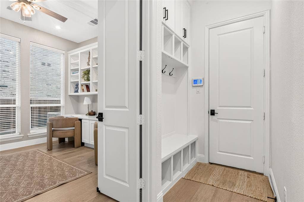 1581 Turnberry Drive, Prosper, TX 75078 Mud room from garage to drop belongings out of sight of entertaining areas