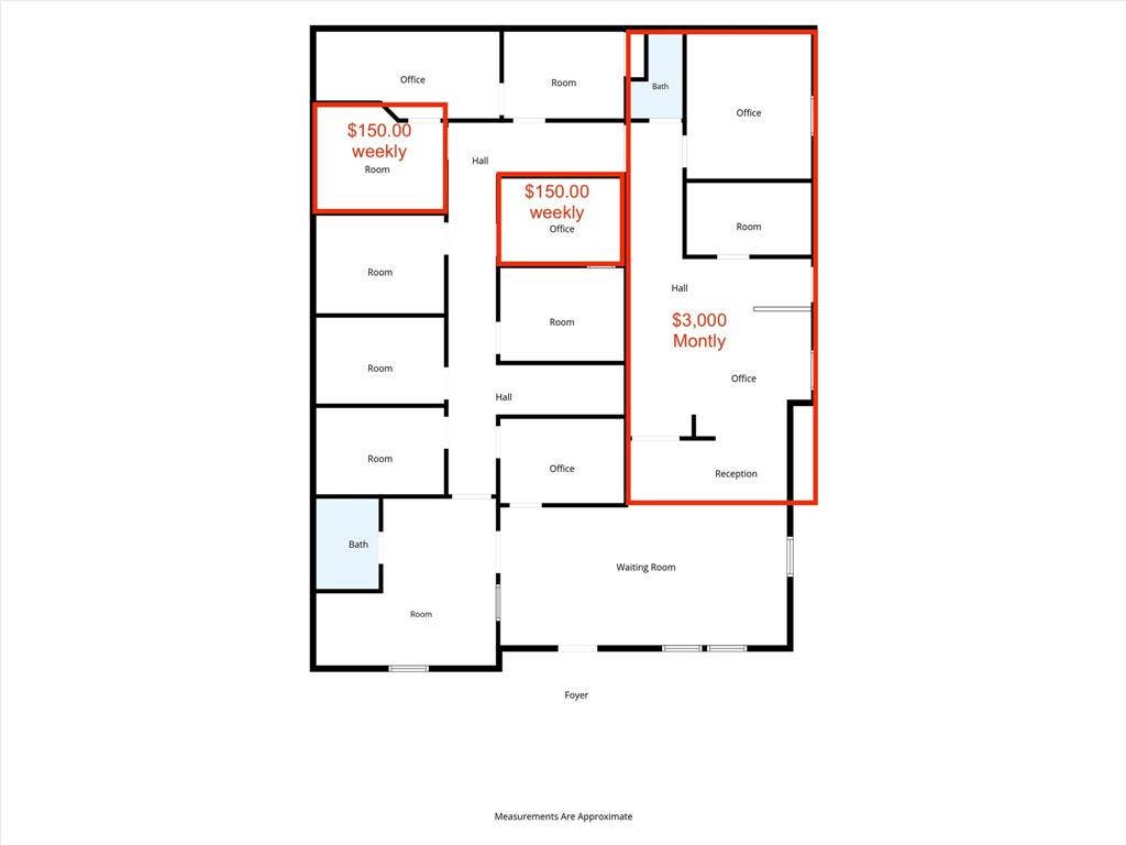 1055 W Pioneer Parkway, Grand Prairie, TX 75051 Floor plan