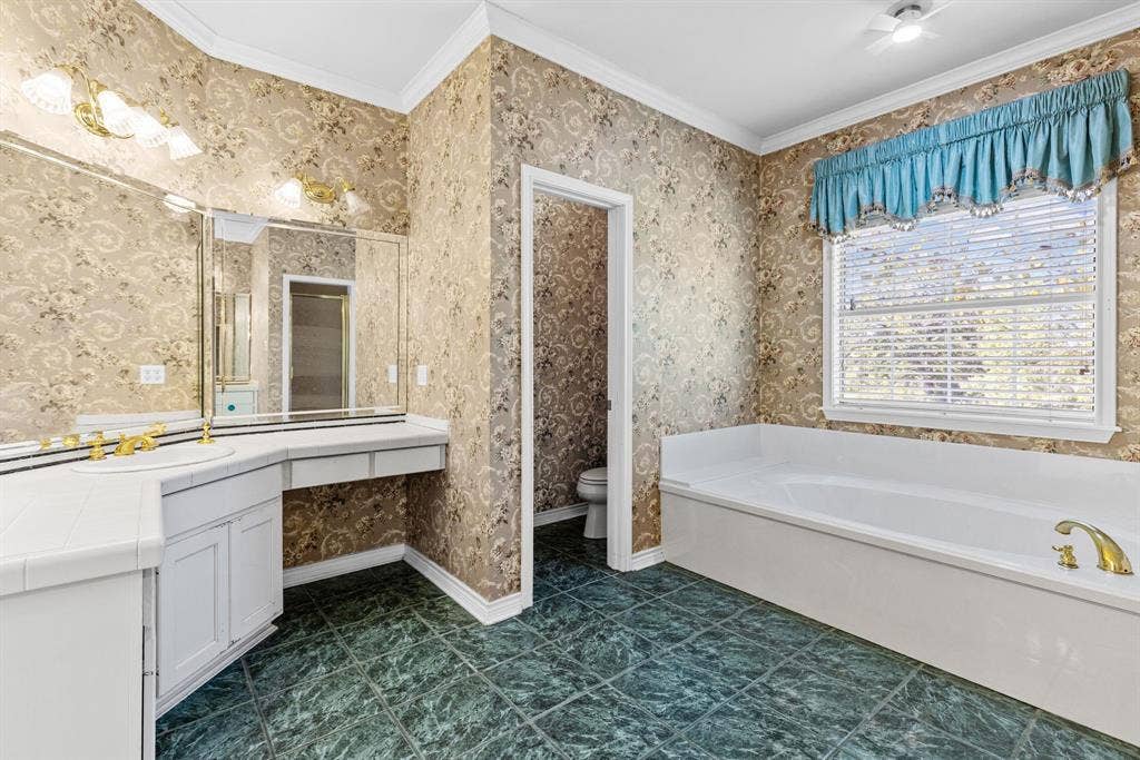 1200 County Road 2307, Sulphur Springs, TX 75482 Ladies' vanity with dressing table area.