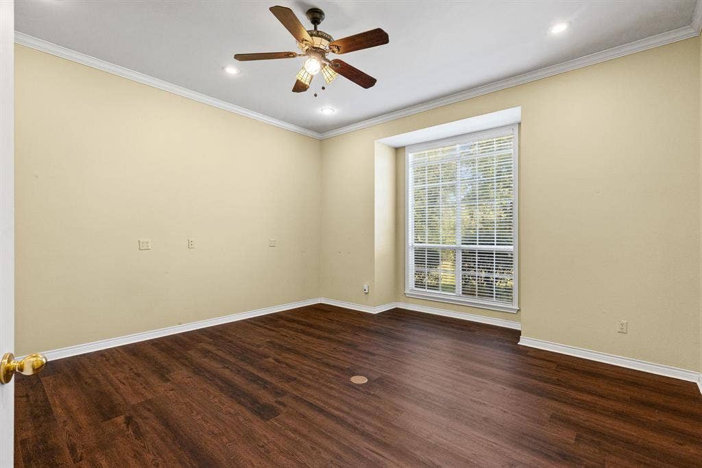 1200 County Road 2307, Sulphur Springs, TX 75482 Office on main floor is spacious, with window nook and high ceilings.