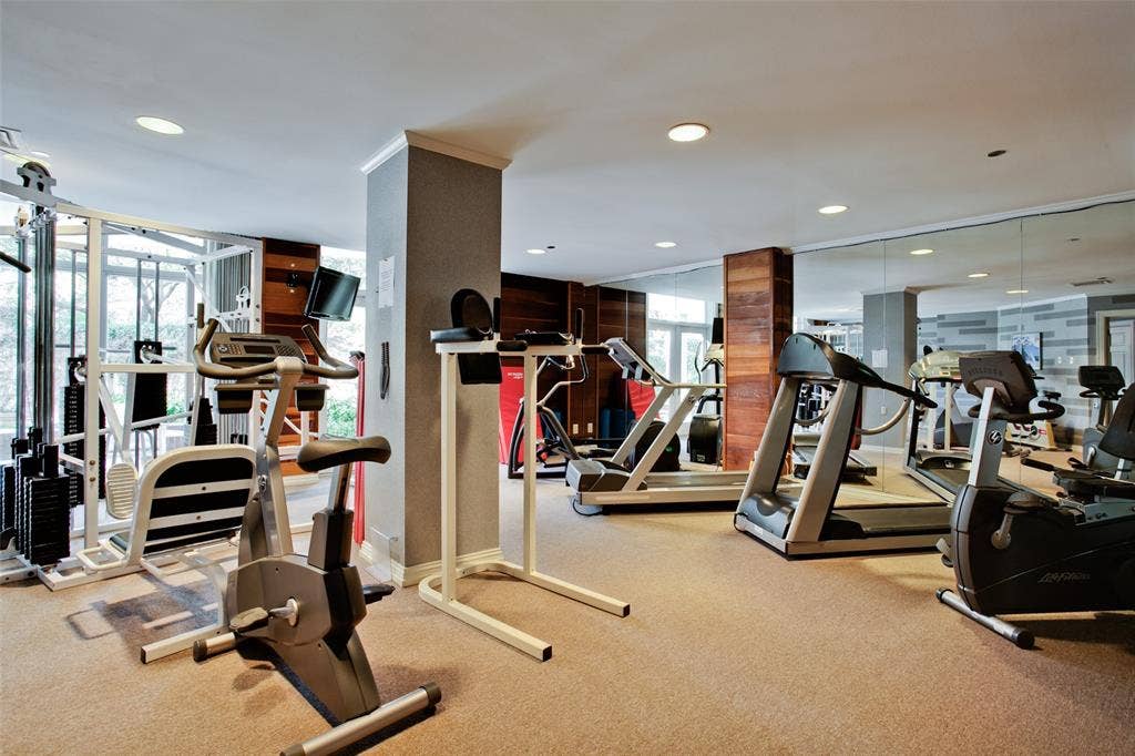 4500 Roland Avenue, #805, Highland Park, TX 75219 Common fitness room
