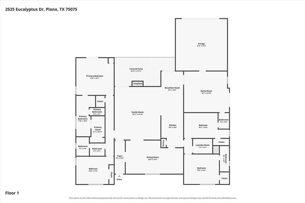 2525 Eucalyptus Drive, Plano, TX 75075 2525 Eucalyptus Drive, Plano, TX 75075