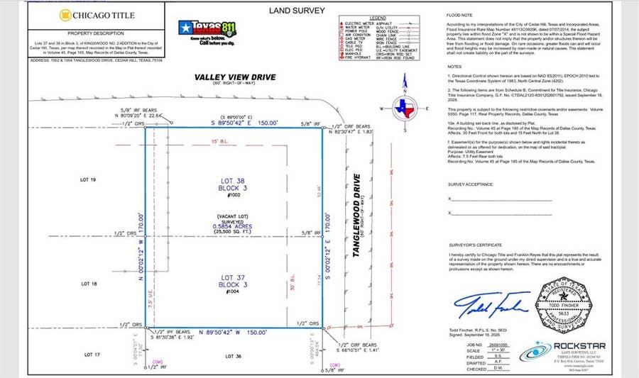 Property photo for 1002 Tanglewood Drive, Cedar Hill, TX