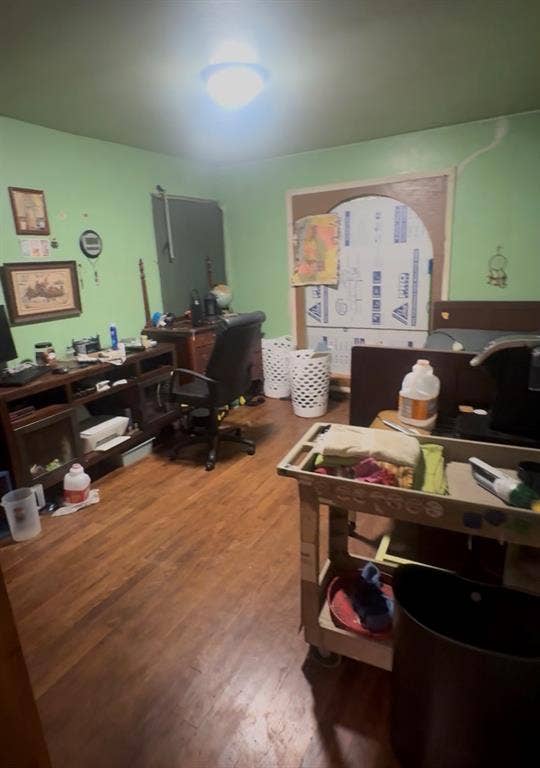 Bedroom facing front street.