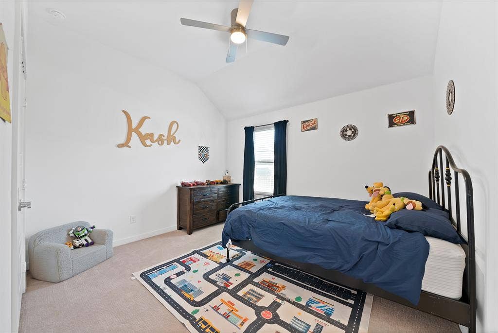 3701 Turpin Drive, Princeton, TX 75071 #3 - Another secondary bedroom with carpet and a ceiling fan.