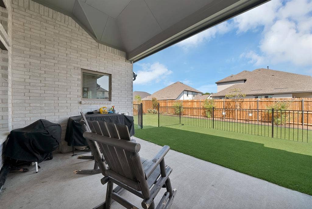 3701 Turpin Drive, Princeton, TX 75071 Covered patio perfect for watching the children play outside or morning coffee.