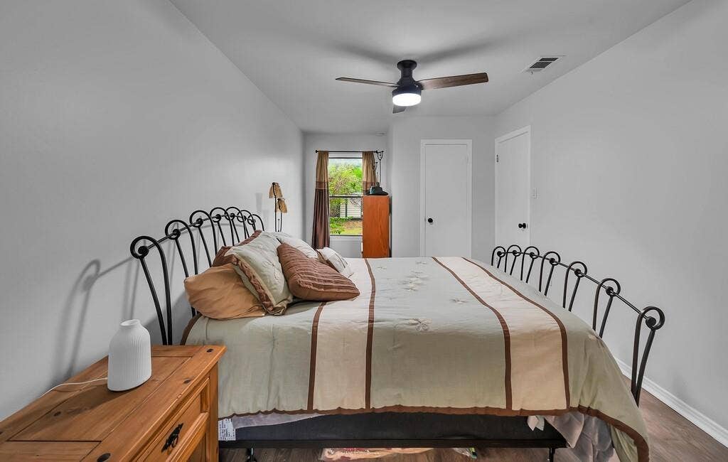 3720 Trice Avenue, Waco, TX 76707 Wood-finish flooring with light gray walls