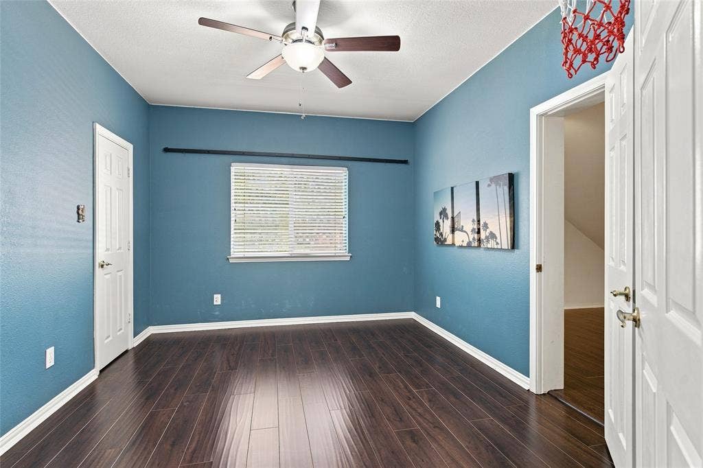1820 Forest Bend Lane, Keller, TX 76248 Bedroom with closet and finished bonus room adjacent.