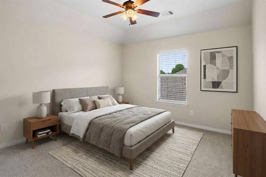 3512 Black Gold Drive, McKinney, TX 75070 Digitally Furnished secondary bedroom