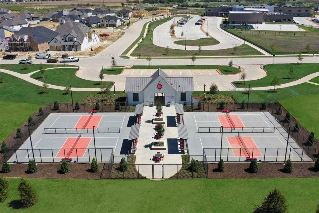 2308 Clancy Drive, Northlake, TX 76247 Community recreation building with four pickleball courts