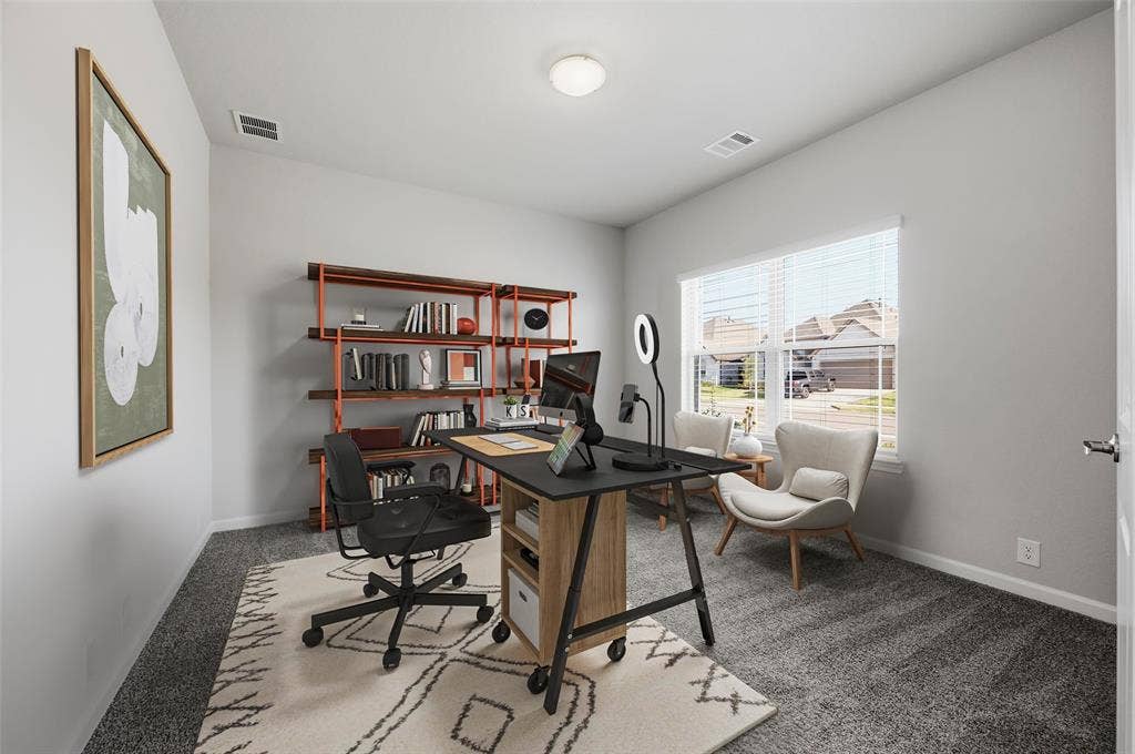4425 Ridgehurst Lane, Fort Worth, TX 76036 Study virtually staged