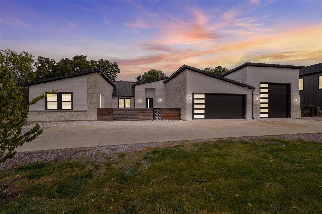 211 Shahan Drive, Shady Shores, TX 76208 Front of spectacular Shady Shores custom home