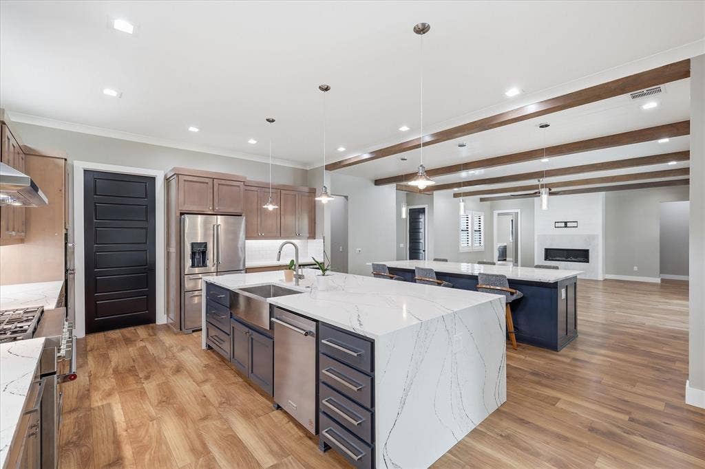 211 Shahan Drive, Shady Shores, TX 76208 View looking from corner of kitchen
