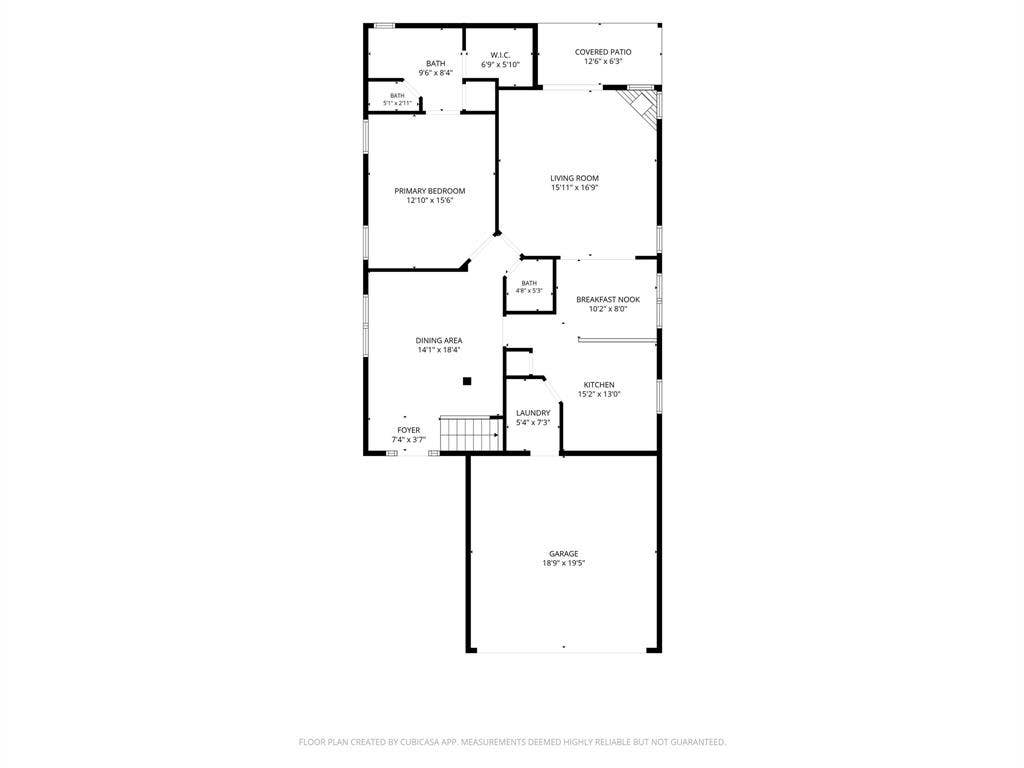 6913 Chaco Trail, Fort Worth, TX 76137 Floor plan