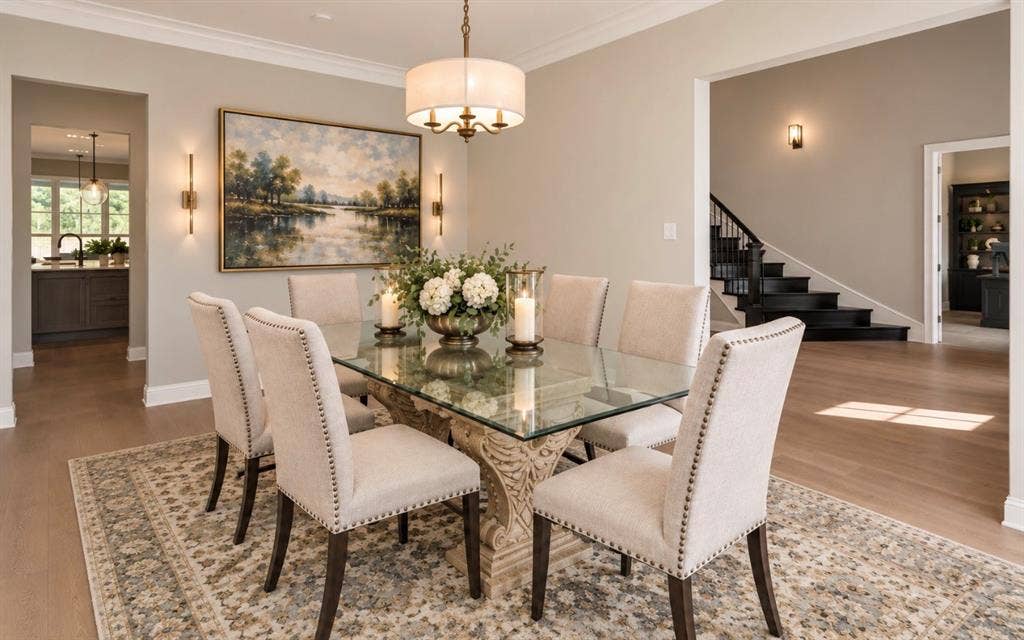 1021 Williams Lane, Copper Canyon, TX 75077 Relaxing Formal Dining Room. Virtually staged