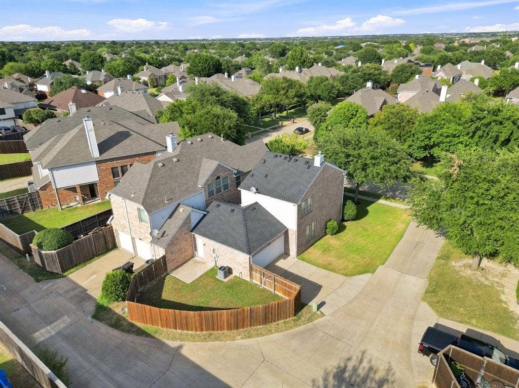 7449 Danbridge Lane, Frisco, TX 75035 Gorgeous arial view of the neighborhood and home.