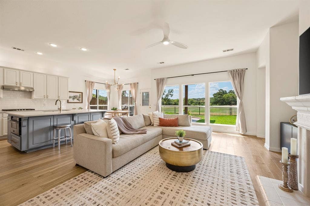 2404 Watercrest Drive, Keller, TX 76248 Notice the wall of windows overlooking the Fairway that provides so much natural light!