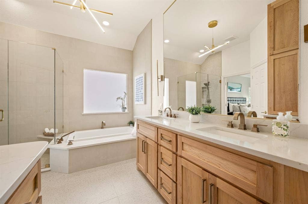 2404 Watercrest Drive, Keller, TX 76248 Stunning spa-like remodeled primary bathroom