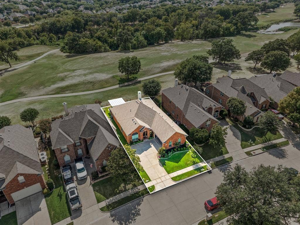2404 Watercrest Drive, Keller, TX 76248 Perfectly positioned on the 7th Fairway of the prestigious Sky Creek Ranch Golf Club.