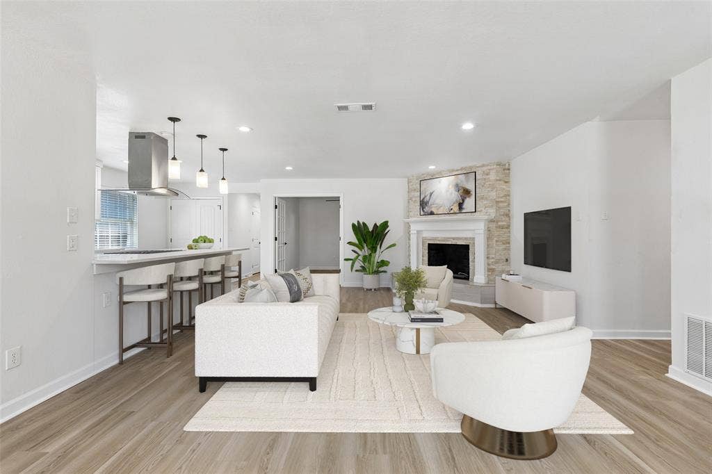 8148 Clear Springs Road, Dallas, TX 75240 Digitally Staged