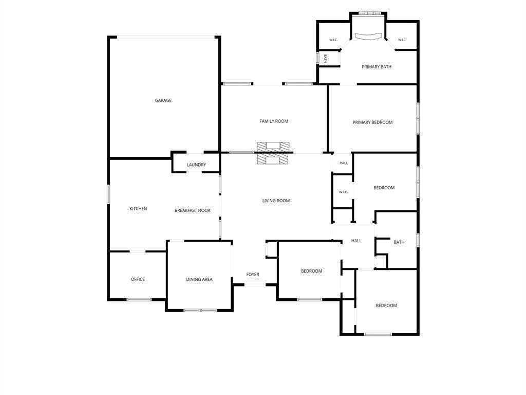2526 Willowdale Drive, Carrollton, TX 75006 Floor plan