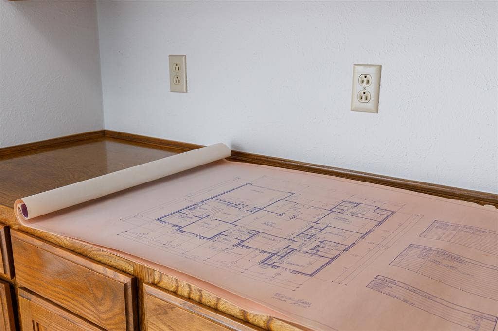 2526 Willowdale Drive, Carrollton, TX 75006 Original custom home plans l.cated in office