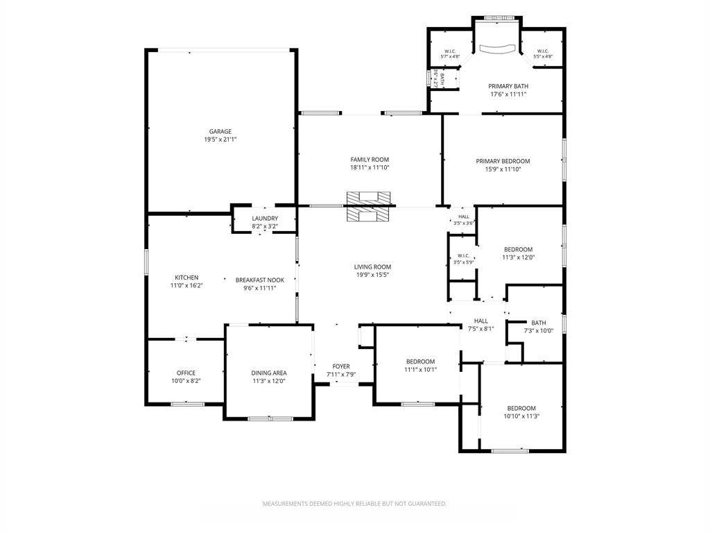2526 Willowdale Drive, Carrollton, TX 75006 Floor plan