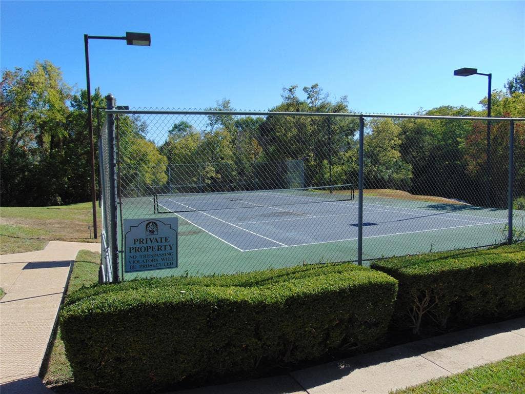 3041 Waterfront Circle, Garland, TX 75042 Tennis court, community maintained