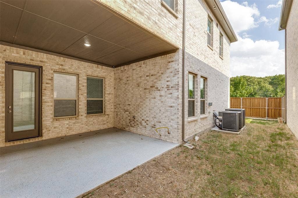 View of patio / terrace with central AC