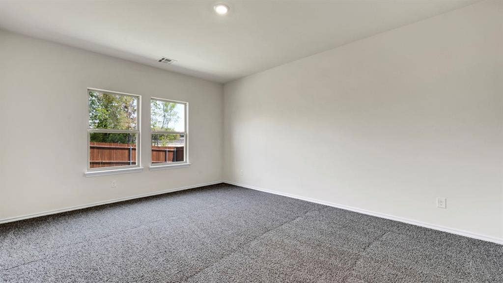 3058 Hidden Valley Drive, Lindale, TX 75771 Recessed lighting, light gray carpeting, and dual windows