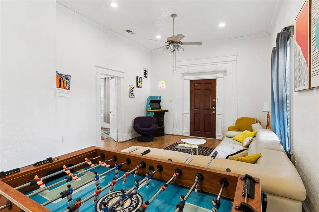 4112 Congress Avenue, Dallas, TX 75219 Hardwood flooring throughout, recessed lighting, and crown molding