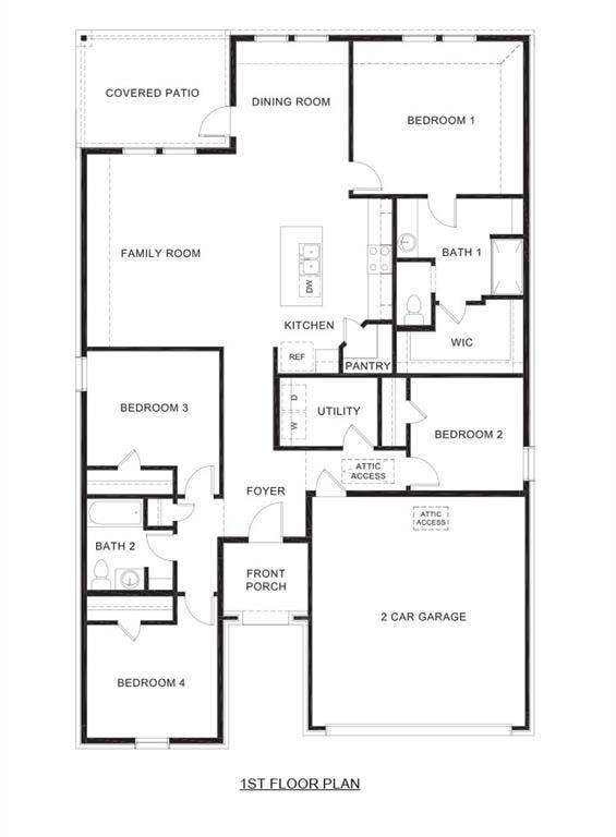 181 Brooks Street, Bullard, TX 75757 Floor plan
