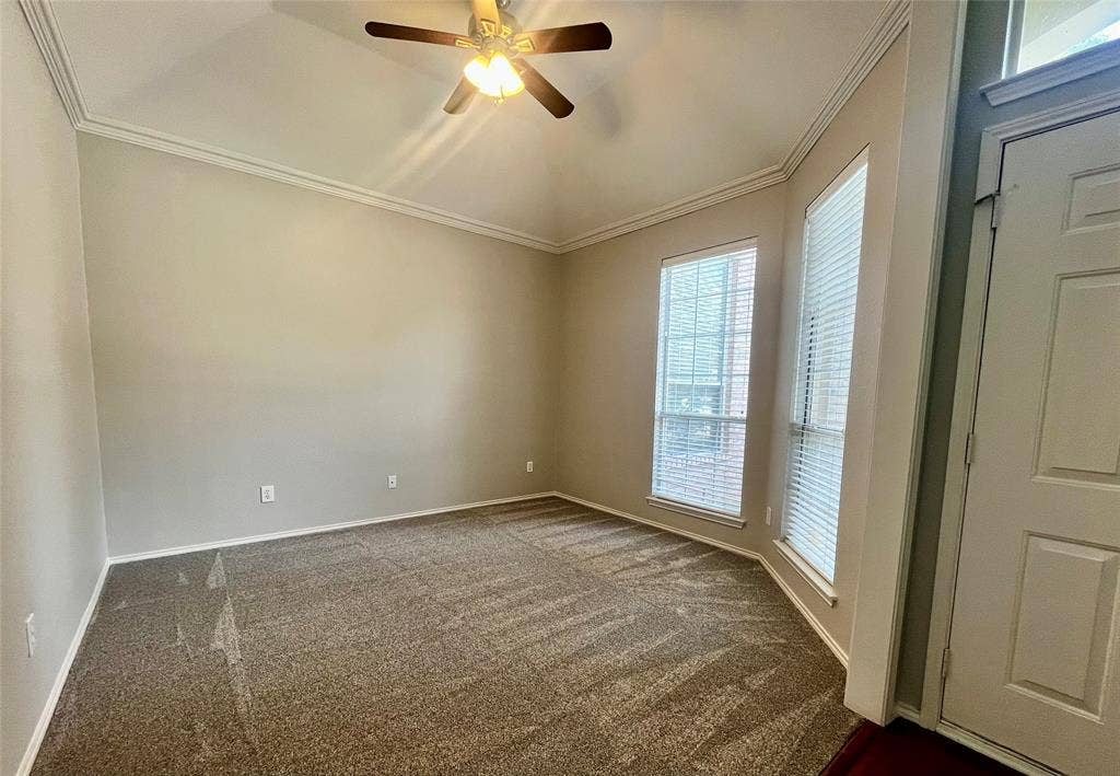 4100 Burnhill Drive, Plano, TX 75024 Living room overlooks front of home. This makes a great office or playroom.