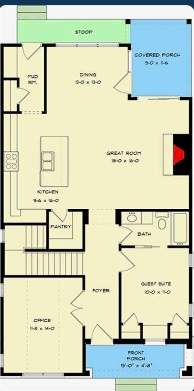 130 Carolyn Road, Mabank, TX 75156 Floor plan