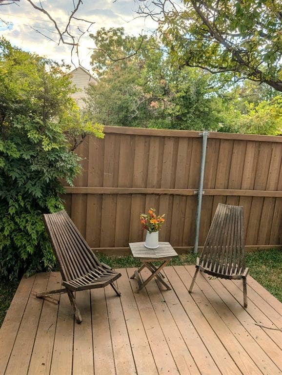 New Deck and New Privacy Fence