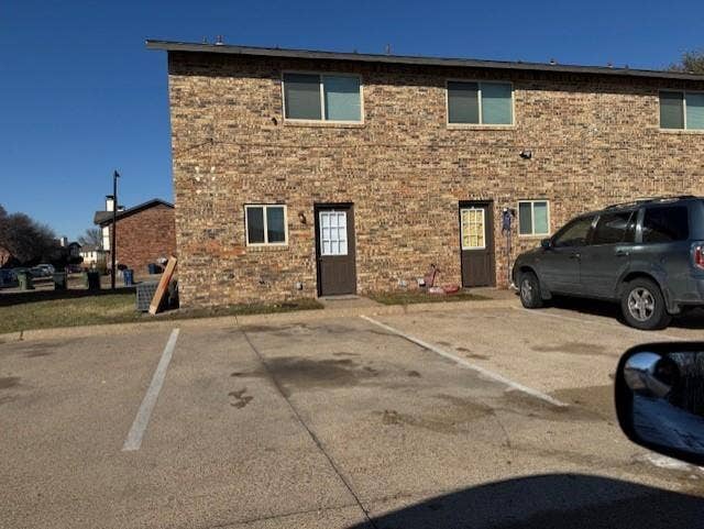 2802 Wimbledon Court, #D, Garland, TX 75041 Back Parking
