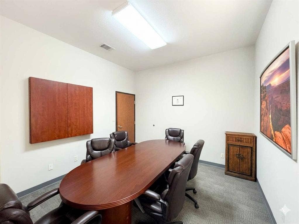 4512 Legacy Drive, #100, Plano, TX 75024 Recessed lighting, wood-finish door, and carpeted flooring