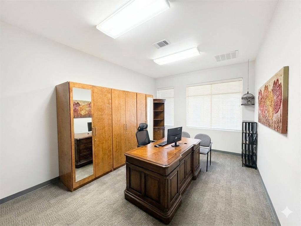 4512 Legacy Drive, #100, Plano, TX 75024 Neutral wall tones, recessed lighting, and carpeted flooring